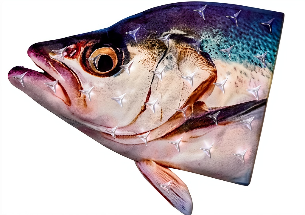 devembr Snowboarding Stomp Pads with fish head design
