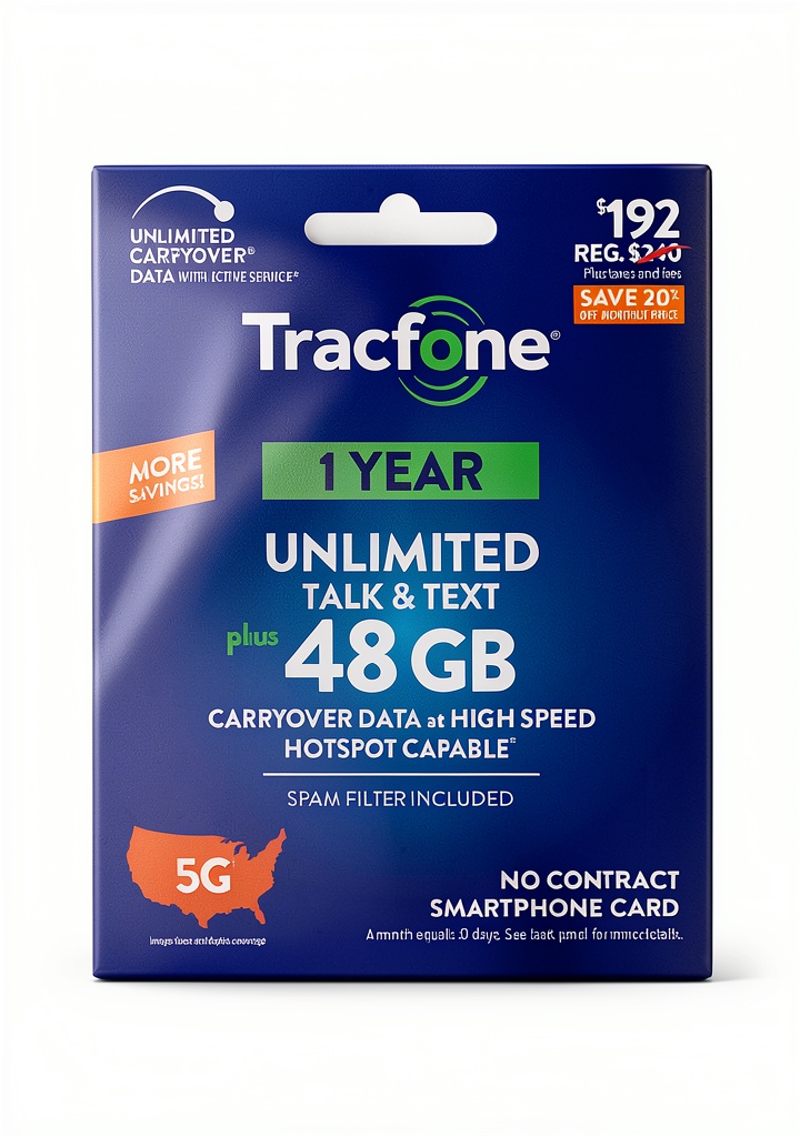 User streaming video on a smartphone with Tracfone data plan
