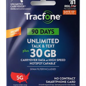 Tracfone Wireless Plan with 30 GB Data-0