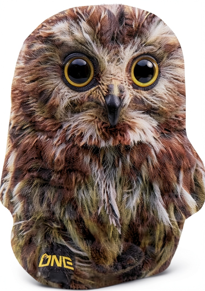 Installing Snowboarding Stomp Pad ONEBALL Owl on a wooden desk