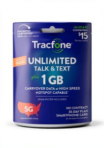 Tracfone Prepaid Data Plan 1GB Unlimited Carryover-0