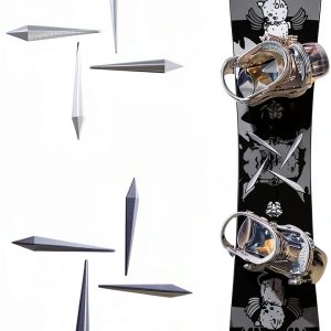 Snowboard Stomp Pad NOKOGMT Plastic Grip Set-0