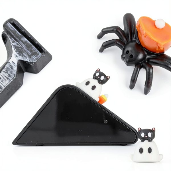 Halloween Phone Topper Ghost Pumpkin Duo-2