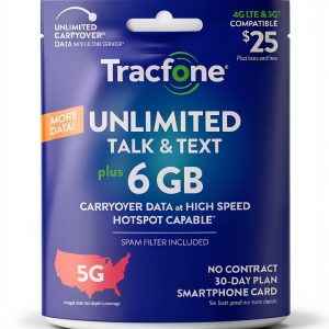 Tracfone Wireless Plan 6GB Hotspot Compatible-0