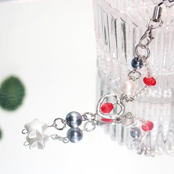 Silver Star Phone Charm for Women-2