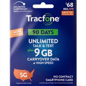 Tracfone 5G Prepaid Plan Unlimited Talk 9GB Data-0