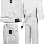 IntelliFun Karate Uniform White Unisex Fit-0