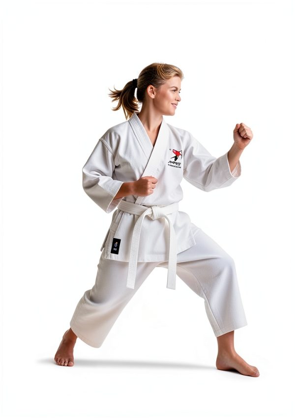 FANBODTA Karate Belt White 220cm Unisex-6