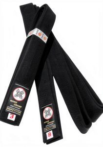 Ronin Black Martial Arts Belt 100% Cotton 3 Size-0