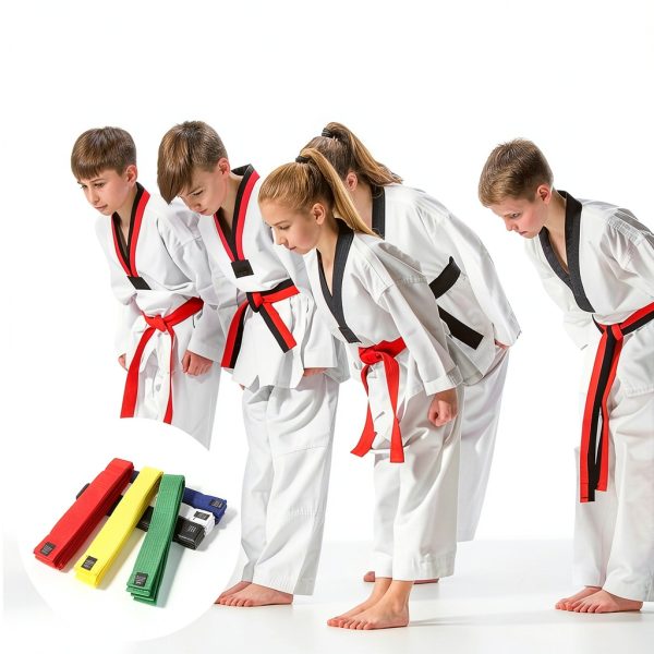 Karate Belt BESPORTBLE Cotton Lightweight Women-2