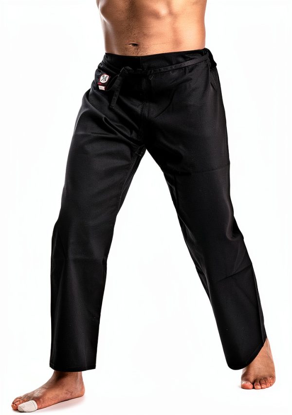 Ronin Karate Pants Unisex Middleweight Black-4