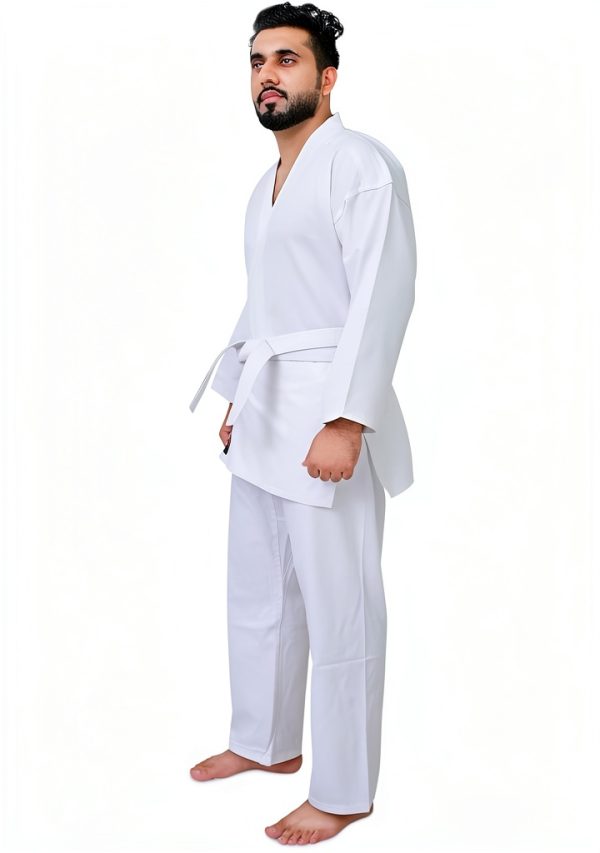 G4 VISION Karate Suit Set for Men White 3/160cm-5