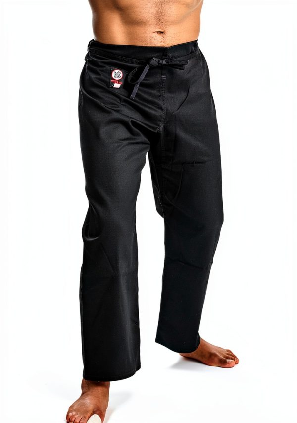 Ronin Karate Pants Unisex Middleweight Black-0
