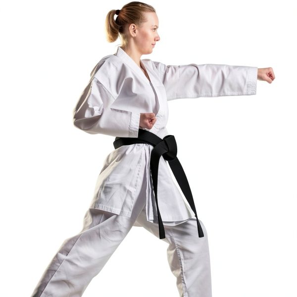 Karate Belt CIATBYYJ Black Polyester Cotton 240CM-6