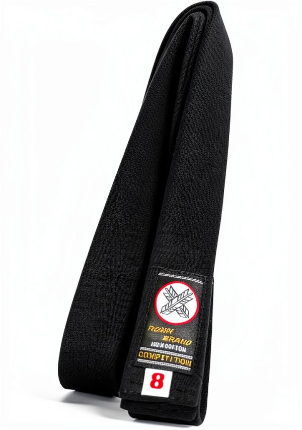 Ronin Black Martial Arts Belt 100% Cotton 3 Size-4