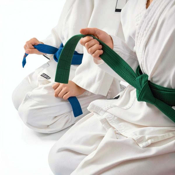 Taekwondo Belt PATIKIL Polyester Black for Adults-3