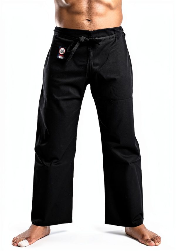 Ronin Karate Pants Unisex Middleweight Black-1