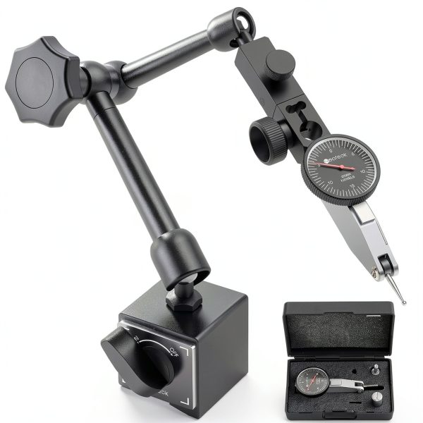 Neoteck Dial Test Indicator NTK281 0-0.03" with 132lb Magnetic Base-0