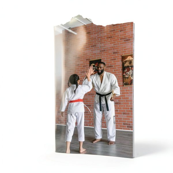 Agile Dragon Karate Gi Black Unisex Size 5‑6 with Free White Belt-4