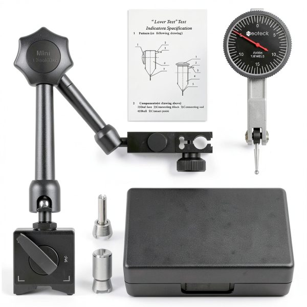 Neoteck Dial Test Indicator NTK281 0-0.03" with 132lb Magnetic Base-6