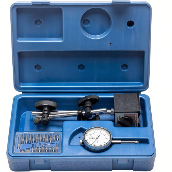 Dial Indicator NACHEE Aluminum with Magnetic Base and 22 Tips-2