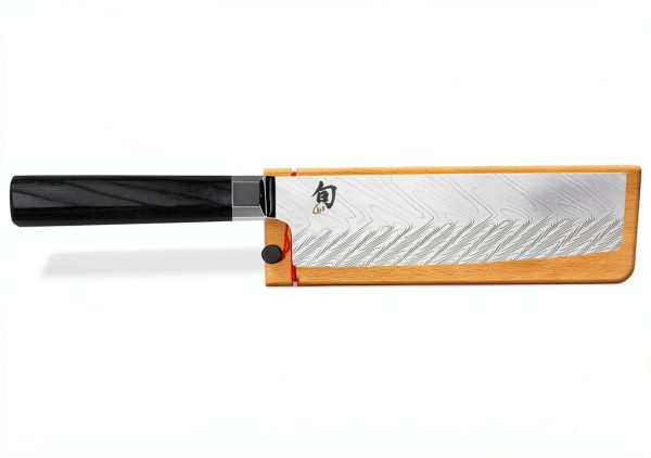 Shun Dual Core 6.5" Nakiri Knife VG10 VG2 Steel Pakkawood Handle-0
