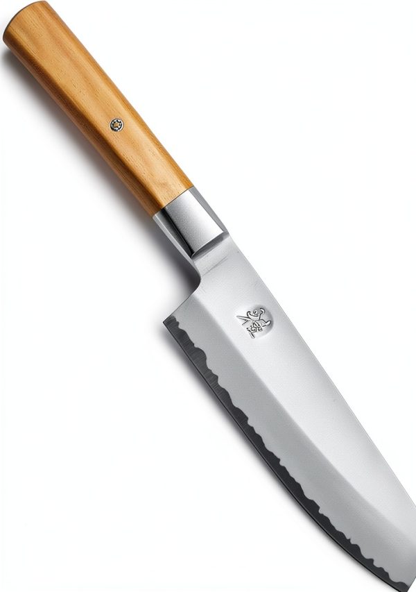 Nakiri Knife MIYABI 6.5 inch Koya with FC61 Steel Brown Handle-0