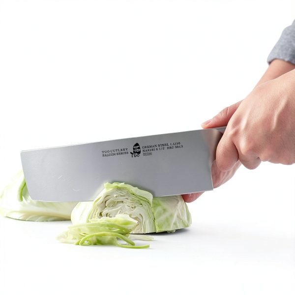 Nakiri Knife TUO 6.5" Sharp Vegetable Knife with Pakkawood Handle-3