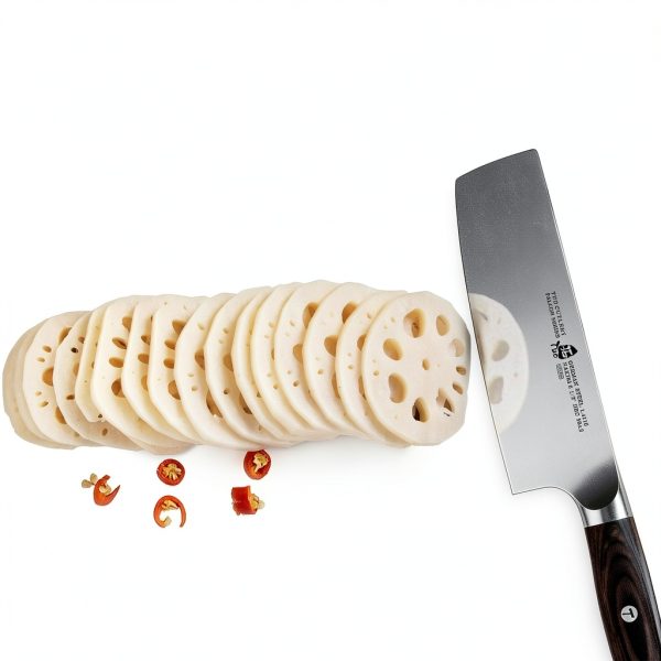 Nakiri Knife TUO 6.5" Sharp Vegetable Knife with Pakkawood Handle-1