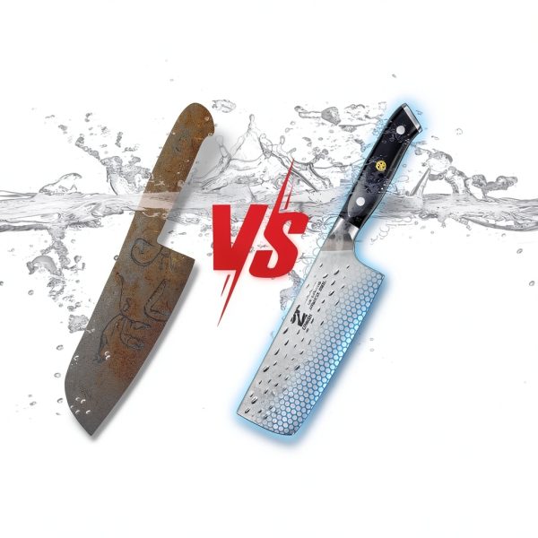 6 Inch Nakiri Knife, Razor Sharp Meat Cleaver and Vegetable Kitchen Knife, Professional Damascus AUS-10 Steel Japanese Knife with Full Tang G10 Handle, Premium Gift Box - Quartz Series-2