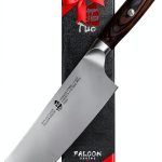 Nakiri Knife TUO 6.5" Sharp Vegetable Knife with Pakkawood Handle-0