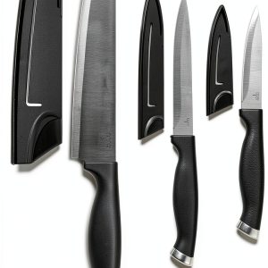 Core Kitchen 3pc Luxe Knife Set Onyx 3.5" Paring 5" Utility 7" Nakiri-0