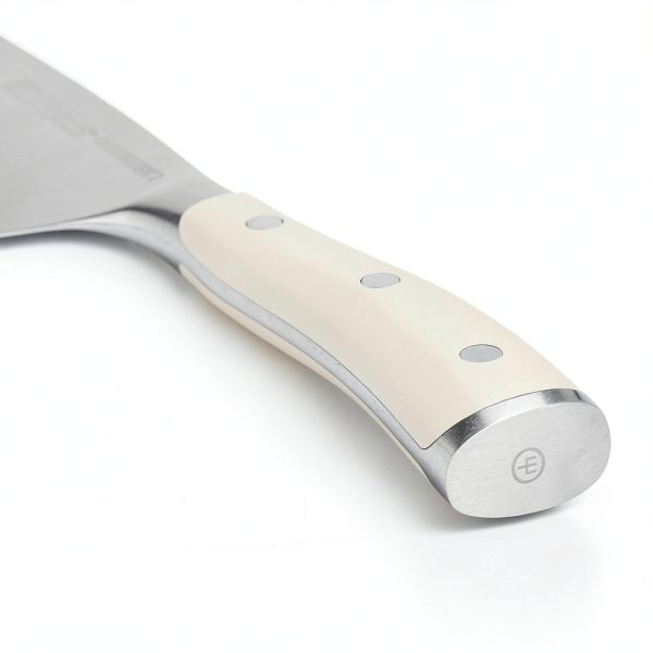 Wusthof Classic Ikon Creme 7" Hollow Edge Nakiri Knife - Carbon Steel-2