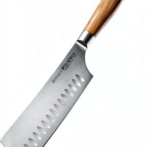 Nakiri Knife 6.5" WICKWILLOW with Italian Olive Wood Handle-0