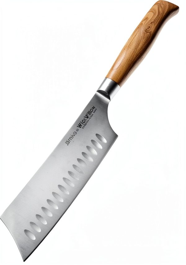 Nakiri Knife 6.5" WICKWILLOW with Italian Olive Wood Handle-0