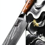 SODEN 7" Nakiri Knife Japanese VG-10 Damascus Steel, 67 Layer Razor Sharp Asian Vegetable & Meat Chopper, Ergonomic G10 Micarta Handle, Kitchen Knives for Chef with Gift Box-0