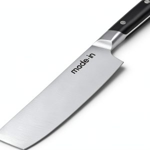 Nakiri Knife Made In 6 inch Full Tang Truffle Black Handle-0