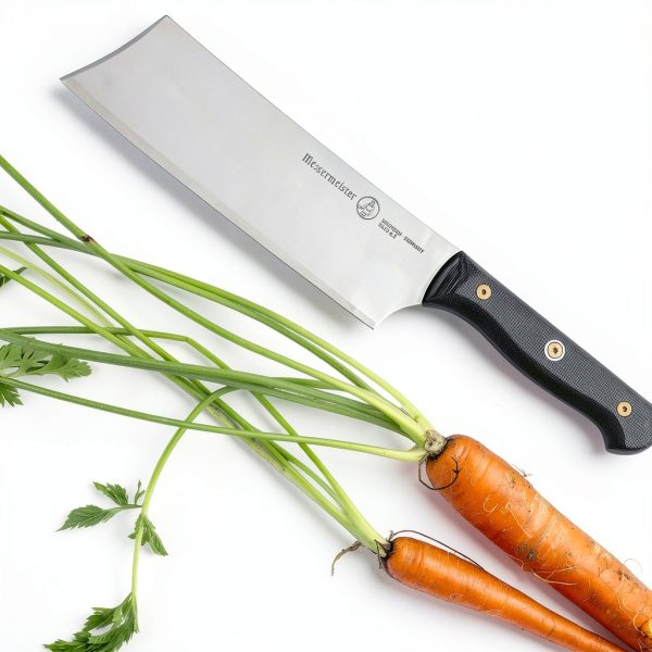 Nakiri Knife Messermeister Custom 6.5" Black with X50 German Steel-5