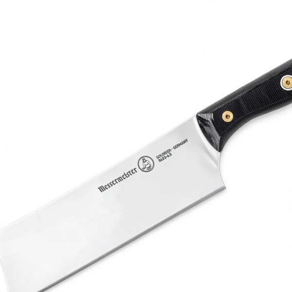 Nakiri Knife Messermeister Custom 6.5" Black with X50 German Steel-4