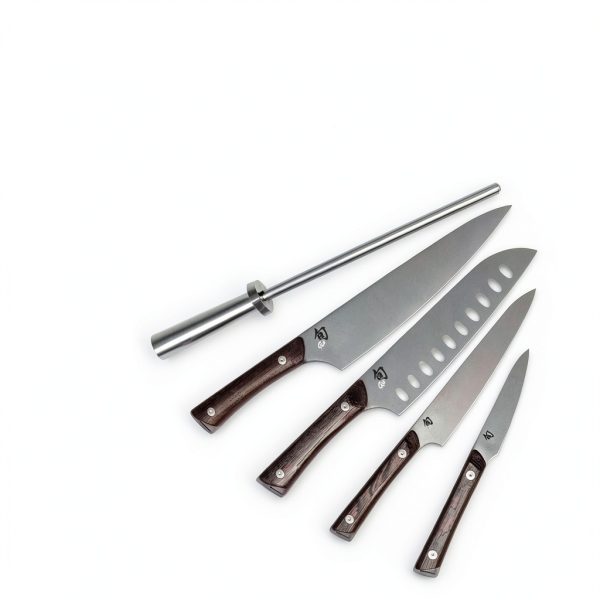 Shun Kanso 6.5 Inch Hollow Ground Nakiri Knife Silver-5