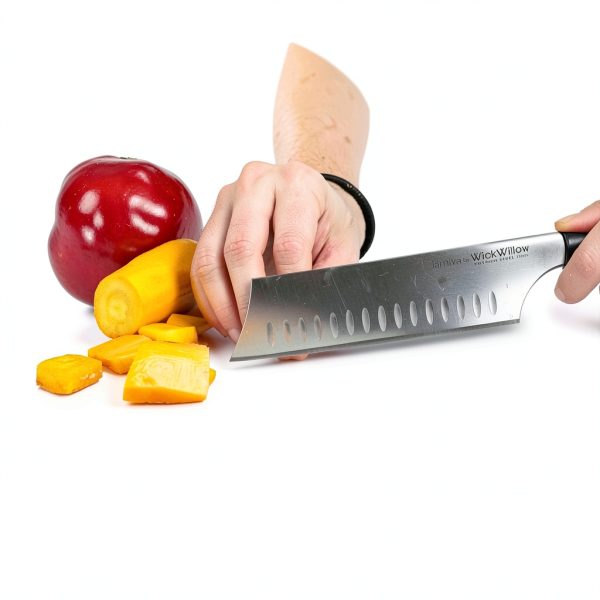 Nakiri Knife 6.5" WICKWILLOW with Italian Olive Wood Handle-5